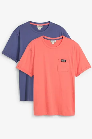 bonprix T-shirt con tasca in puro cotone biologico (pacco da 2)