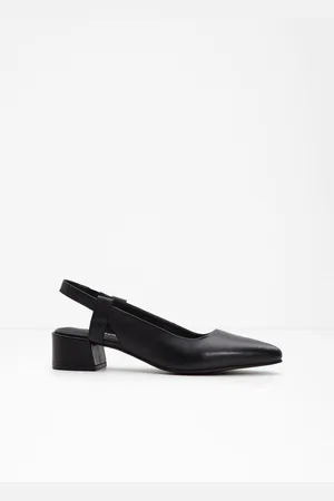 bonprix Décolleté slingback in pelle