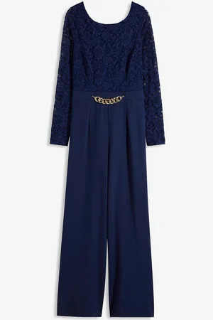bonprix Tuta con pizzo e catena