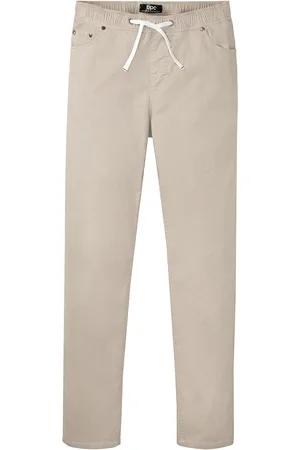 bonprix Pantaloni in felpa elasticizzati, regular fit straight