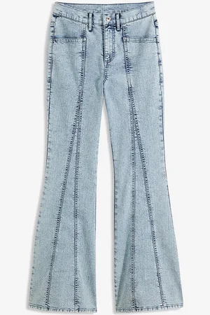 bonprix Jeans a zampa a vita alta