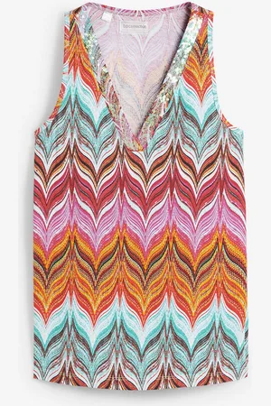 bonprix Top con paillettes