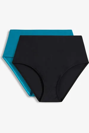 bonprix Slip a vita alta per bikini (pacco da 2)