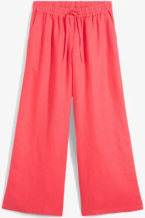 bonprix Pantaloni a palazzo in puro lino