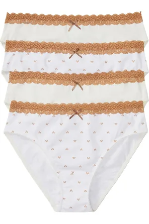 bonprix Slip alto con cotone biologico (pacco da 4)