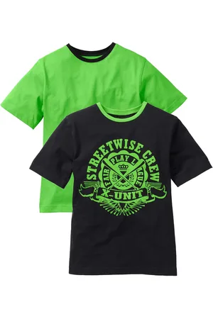 bonprix T-shirt (pacco da 2) in puro cotone biologico