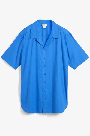 bonprix Camicia a maniche corte in misto lino