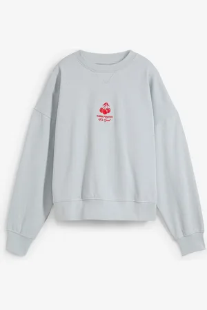 bonprix Felpa oversize in puro cotone biologico