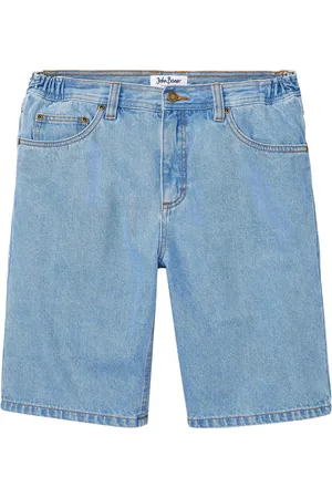 bonprix Bermuda in jeans con cinta elasticizzata ai lati, classic fit