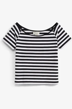 bonprix Maglia in misto cotone elasticizzato