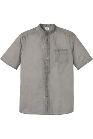 bonprix Camicia a maniche corte in look lavato