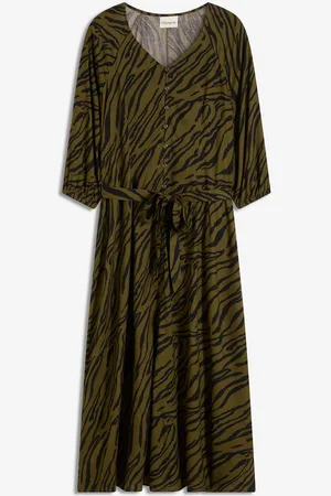 bonprix Abito midi in viscosa fluente