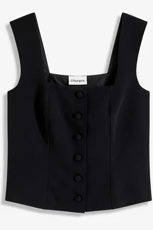 bonprix Top con bottoni