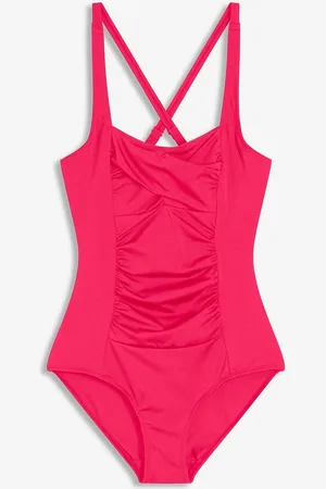 bonprix Costume intero in materiale lucido con effetto modellante medio