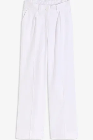 bonprix Pantaloni a palazzo in fresco misto lino