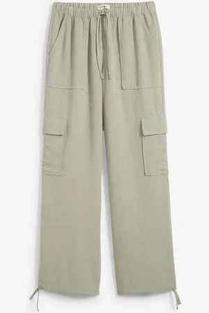 bonprix Pantaloni cargo in tessuto fluente