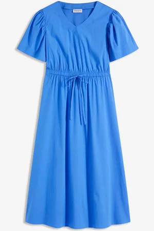 bonprix Abito midi con maniche ampie