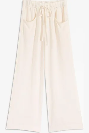 bonprix Pantaloni larghi in crêpe leggero