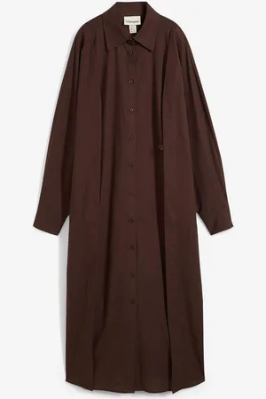 bonprix Abito chemisier oversize in misto viscosa