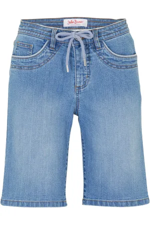 bonprix Bermuda in jeans slim fit con vita media