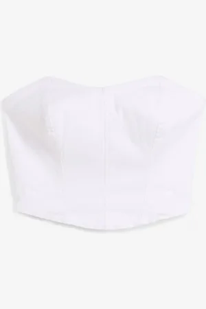 bonprix Top a corpetto