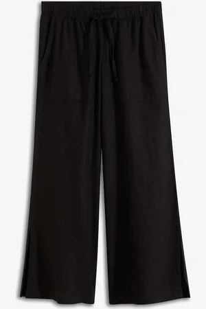 bonprix Pantaloni larghi in misto lino