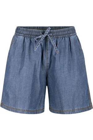 bonprix Shorts in denim leggero con lino