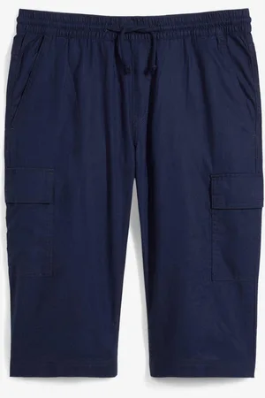 bonprix Bermuda cargo in misto lino, regular fit