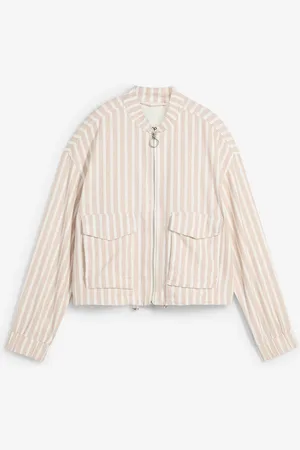 bonprix Giubbotto bomber effetto lino