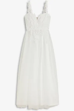 bonprix Abito da sposa in delicato tulle con pizzo
