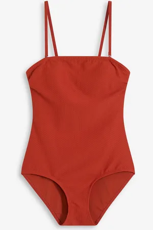 bonprix Costume intero in tessuto operato con effetto modellante medio