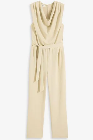 bonprix Tuta elegante in jersey con spalline imbottite