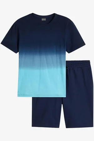 bonprix T-shirt e bermuda in felpa (set 2 pezzi), regular fit