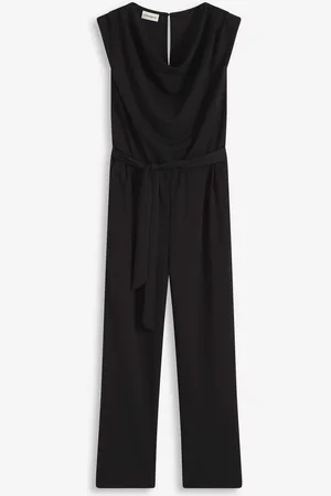 bonprix Tuta elegante in jersey con spalline imbottite