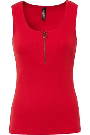 bonprix Top a costine in puro cotone