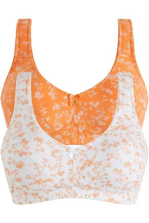 bonprix Reggiseno senza ferretto con cotone biologico (pacco da 2)