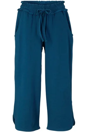 bonprix Pantaloni in jersey di misto cotone