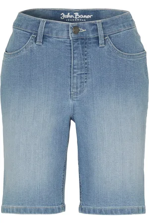 bonprix Bermuda in jeans straight, a vita media