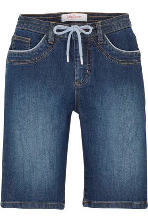 bonprix Bermuda in jeans slim fit con vita media