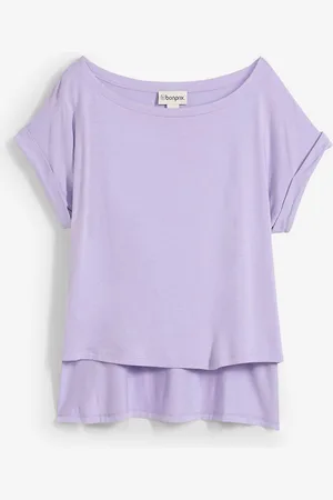 bonprix Maglia oversize in viscosa fluente