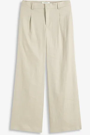 bonprix Pantaloni a palazzo in lino