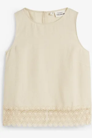 bonprix Top in puro lino