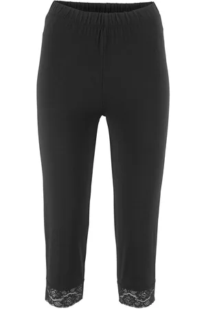 bonprix Leggings a pinocchietto con pizzo