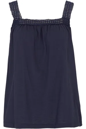 bonprix Top ampio con spalline in pizzo