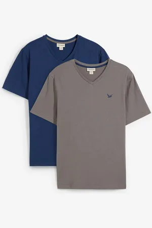 bonprix T-shirt con scollo a V in puro cotone biologico (pacco da 2)