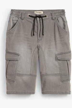 bonprix Bermuda di jeans in felpa, regular fit