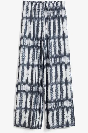 bonprix Pantaloni in maglina fantasia