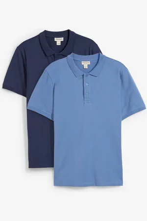 bonprix Polo in jersey di puro cotone biologico (pacco da 2)