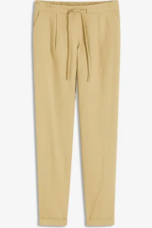 bonprix Pantaloni in misto lino