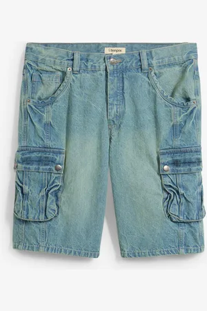 bonprix Bermuda cargo in jeans, regular fit